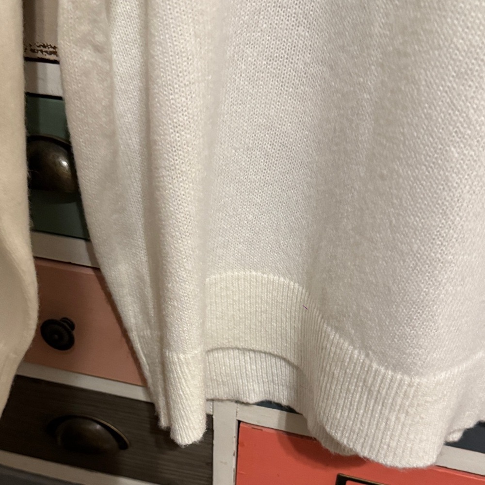 Festive White Sweater with Colorful Design— “Merry & Bright” - Picture 5 of 10
